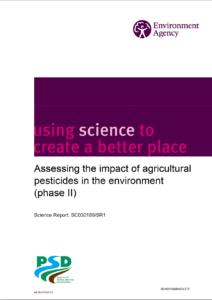 Assessing the impact of agricultural pesticides in the environment (phase II).