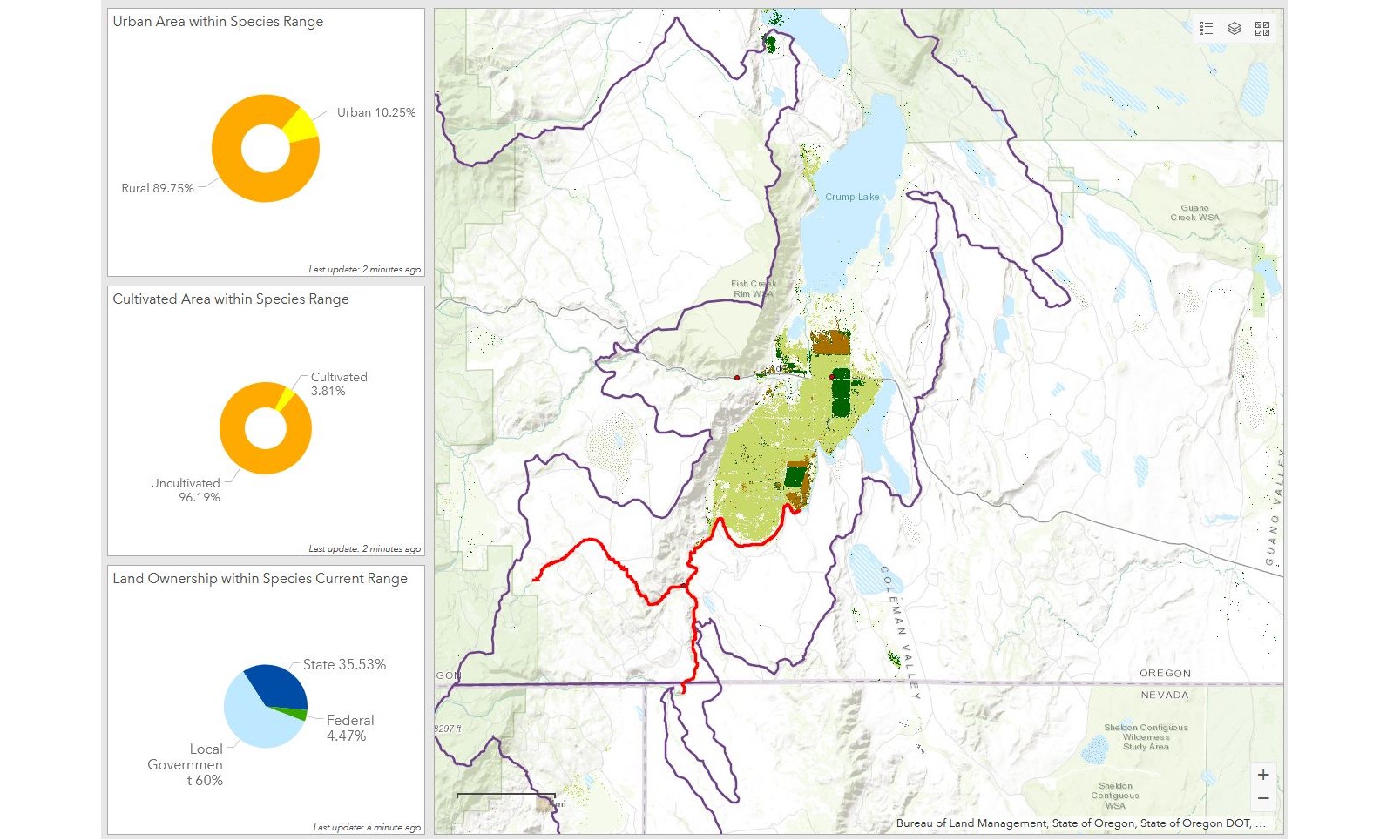 Arcgis Online Tools Help Visualize Impact On Species Applied Analysis Solutions